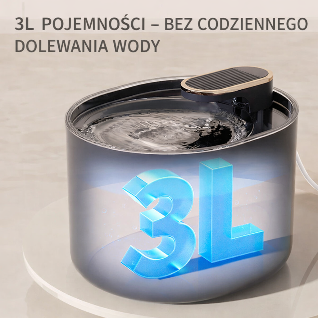 Fontanna z filtrem dla pupili