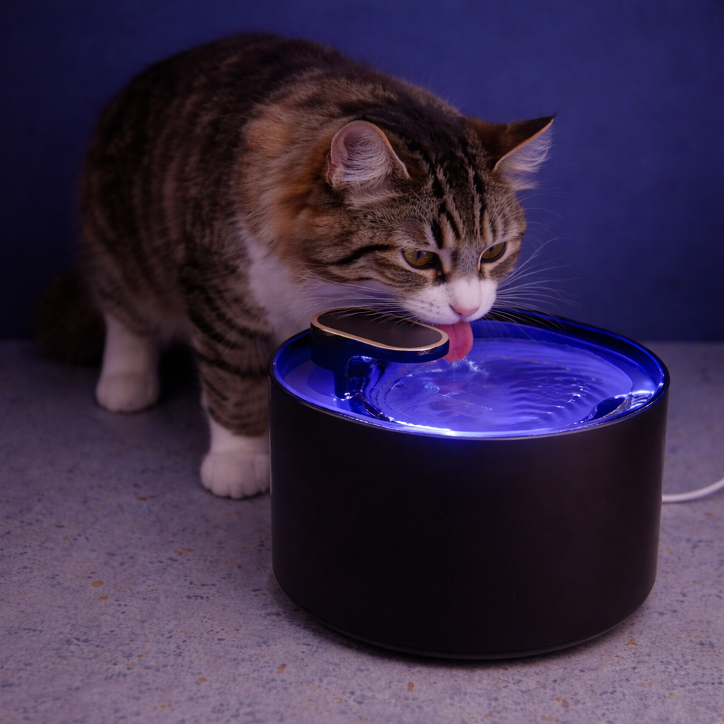 Fontanna z filtrem dla pupili